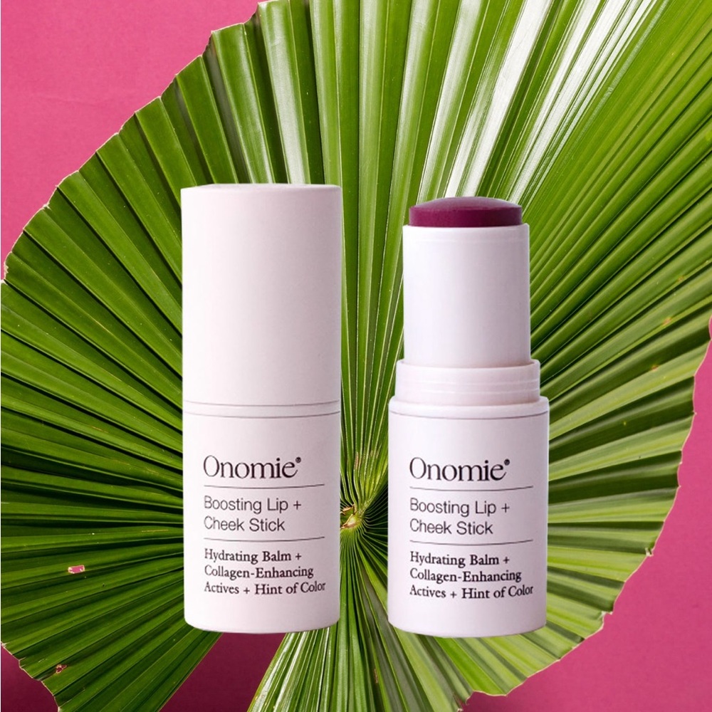 Onomie Boosting Lip + Cheek Hydrating & Collagen Stick in Cruz Shade 8g